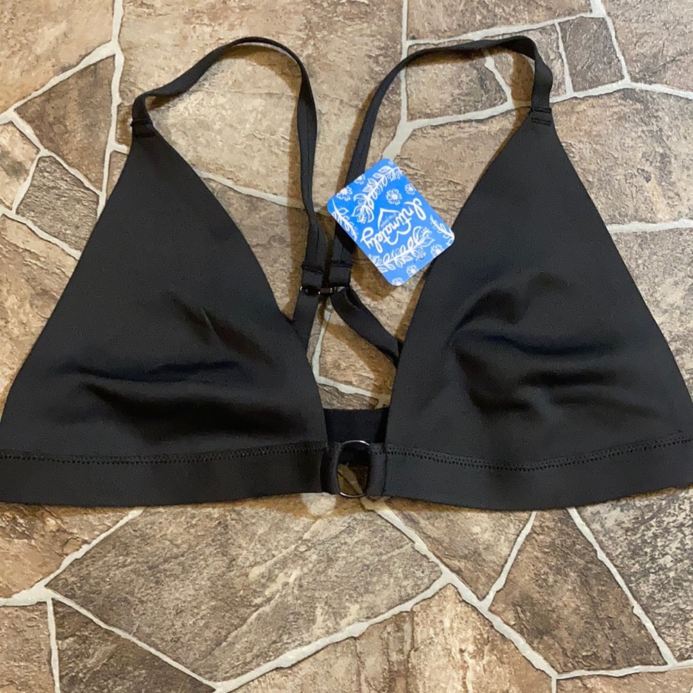 NWT Free People Oh Scuba Bralette In Black Sz M - Picture 5 of 9